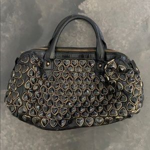 Betsey Johnson Heart Studded Purse